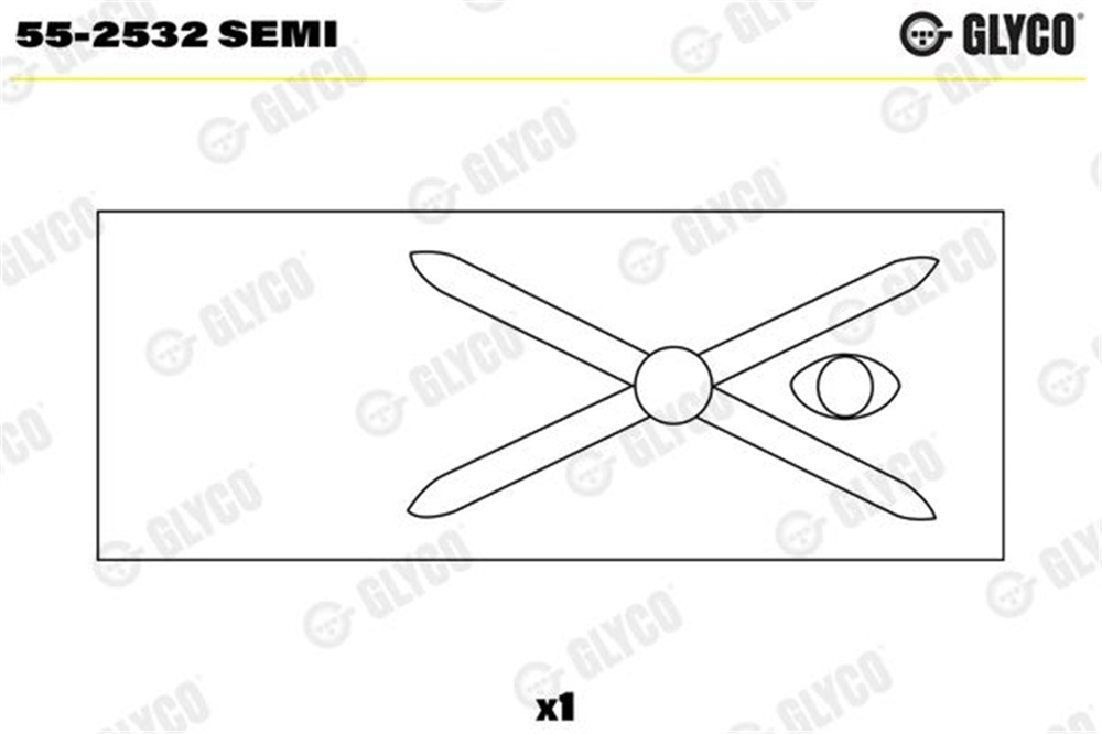 GLYCO SEMI - Piston Kol Burcu - Mercedes W115-123