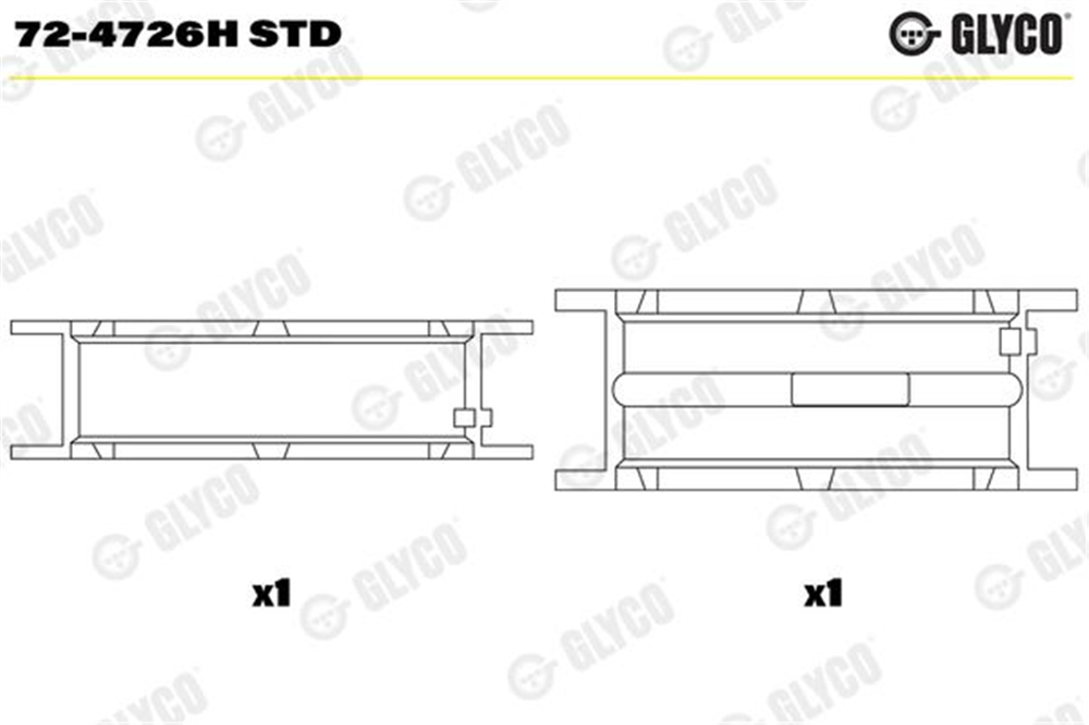 GLYCO STD - Kep Yatak - Mercedes W204-212 Sprt.vito
