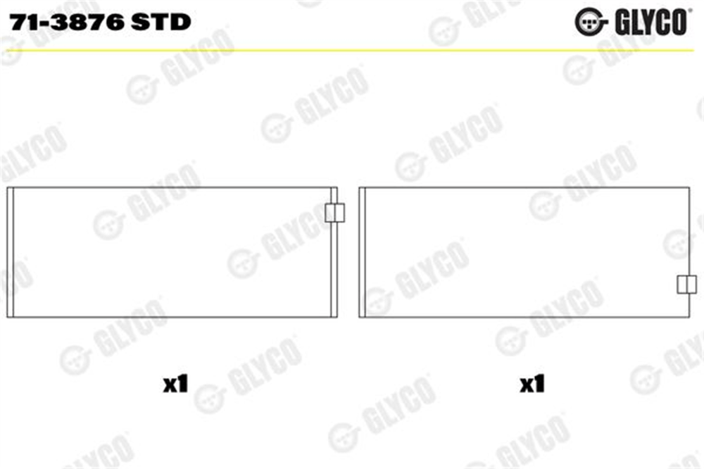 GLYCO STD - Kol Yatak - Mercedes W203-210-sprt.cdi-vito.cdi