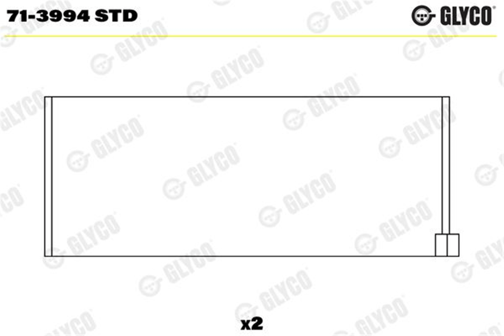 GLYCO STD - Kol Yatak - Opel Vectra C Zafira B Astra H Doblo Ii Bravo Ii Croma