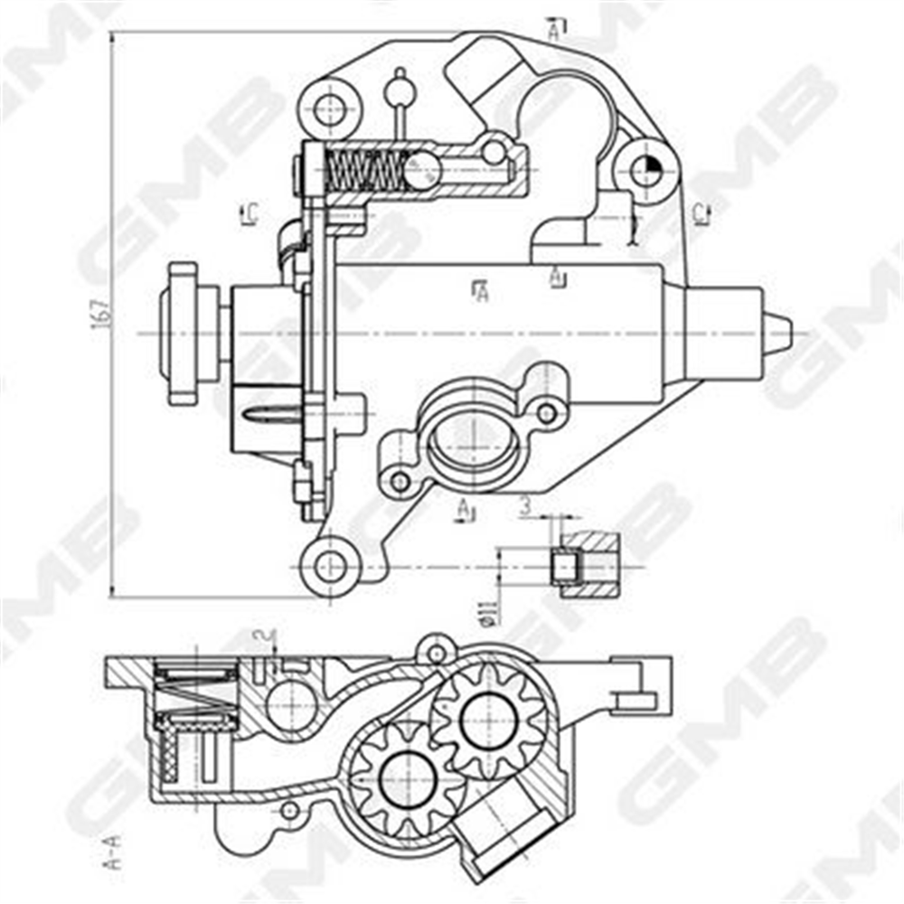 GMB GOAS-77A - Yag Pompasi - Vw A3-a4-a6