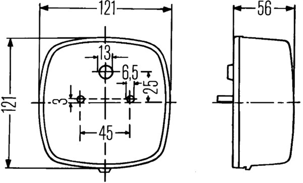 HELLA 578-701 - Stop Lambasi - Uni Iveco / Magirus / Mercedes