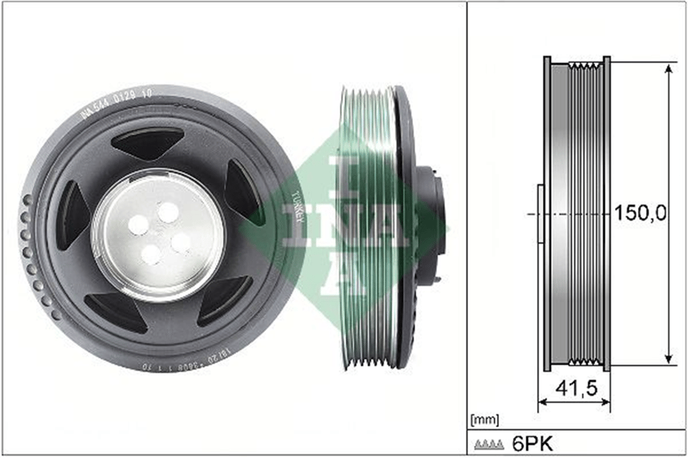 INA 10 - Krank Kasnagi - Bmw F20 Lci-f21 Lci-2f45-f46-x1 F48 - Mini F54-f55-f56-f57-f60