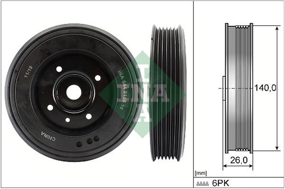 INA 10 - Krank Kasnagi - Vw A4-a5