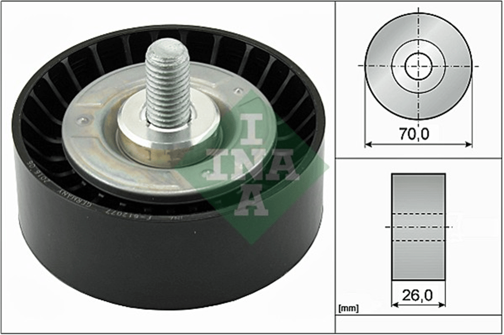INA 10 - V Kayis Gergi Rulmani - Bmw E46-81-87-90-91-92-93-x3