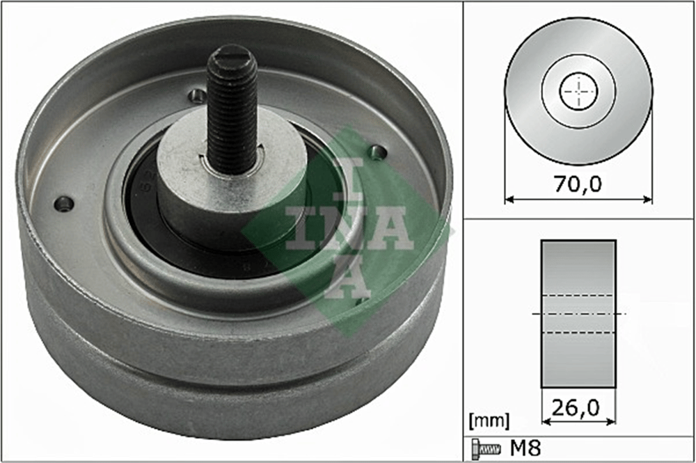 INA 10 - V Kayis Gergi Rulmani - Bmw Mini R50-52-53