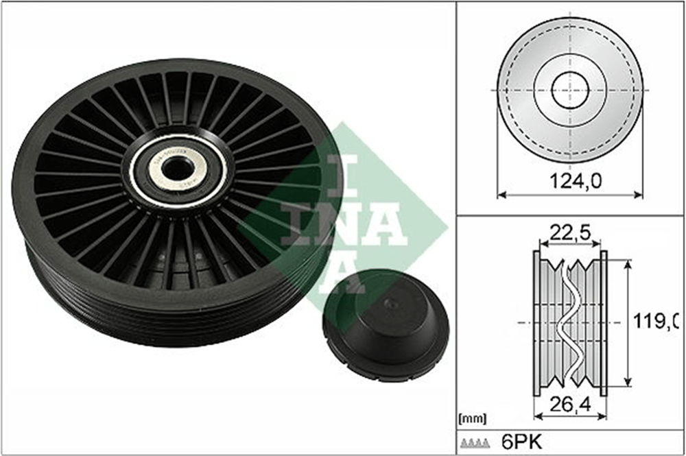 INA 10 - V Kayis Gergi Rulmani - Opel Astra J-k Insignia Vectra C