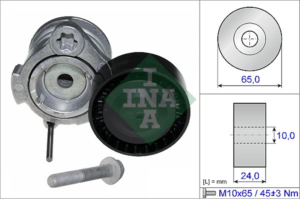 INA 10 - V Kayis Gergi Rulmani - Opel Captiva/cruze/epica/lacetti/antara