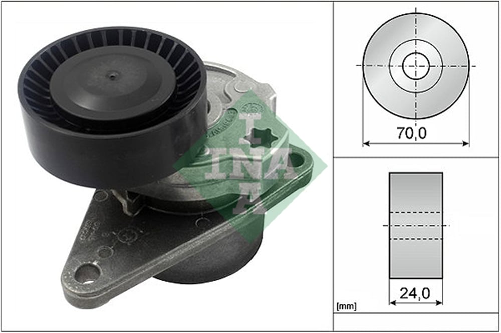 INA 10 - V Kayis Gergi Rulmani - Volvo C70 / S40 / S60 / S70 / S80