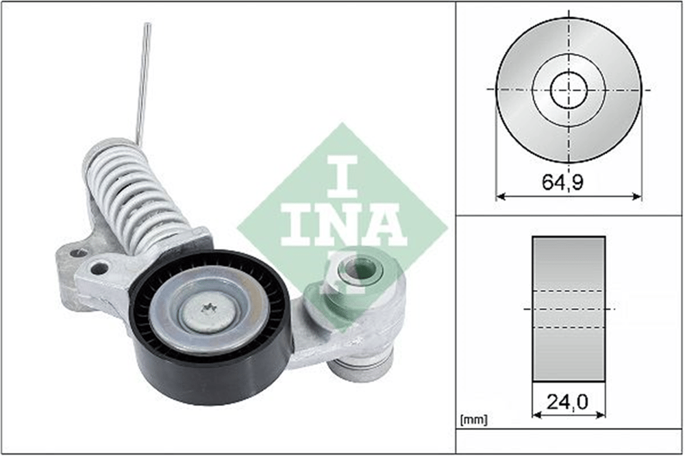 INA 10 - V Kayis Gergi Rulmani - Volvo S60 / S80 / S90