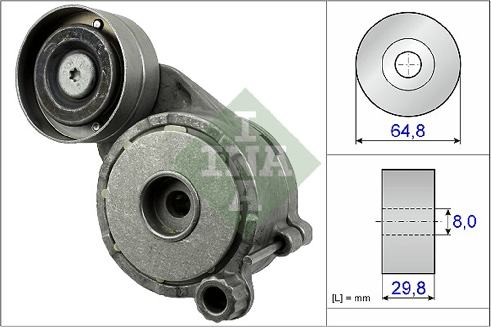 INA 10 - V Kayis Gergisi Komple - Mercedes W204/212