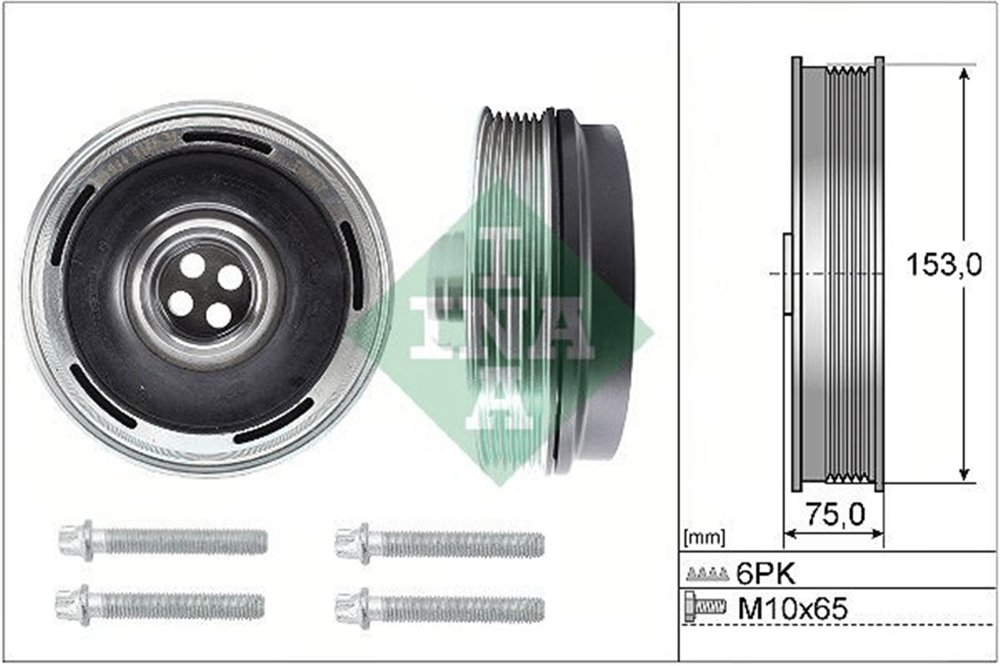 INA 20 - Krank Kasnagi - Bmw F40-f45-f46-x1 F49-x2 F39 Mini F54-f56-f57-f60 B42-b46-b48-b47