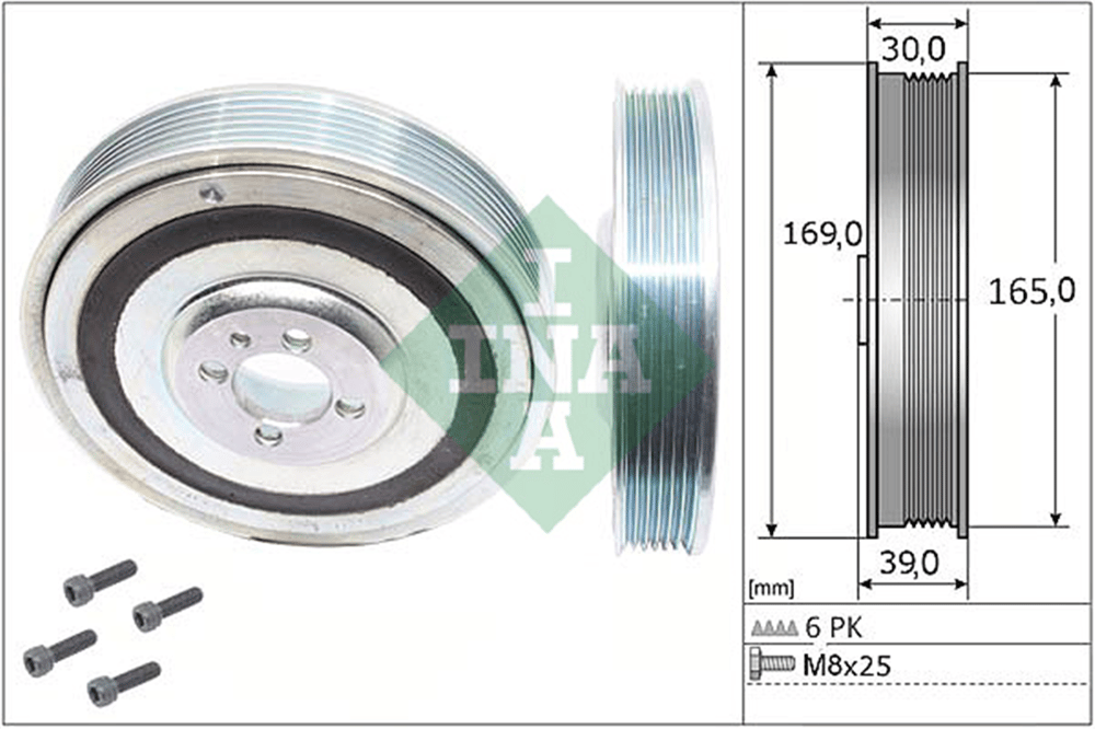 INA 20 - Krank Kasnagi - Fiat Brava/bravo/doblo/linea/marea/punto/stilo/vectra C/astra