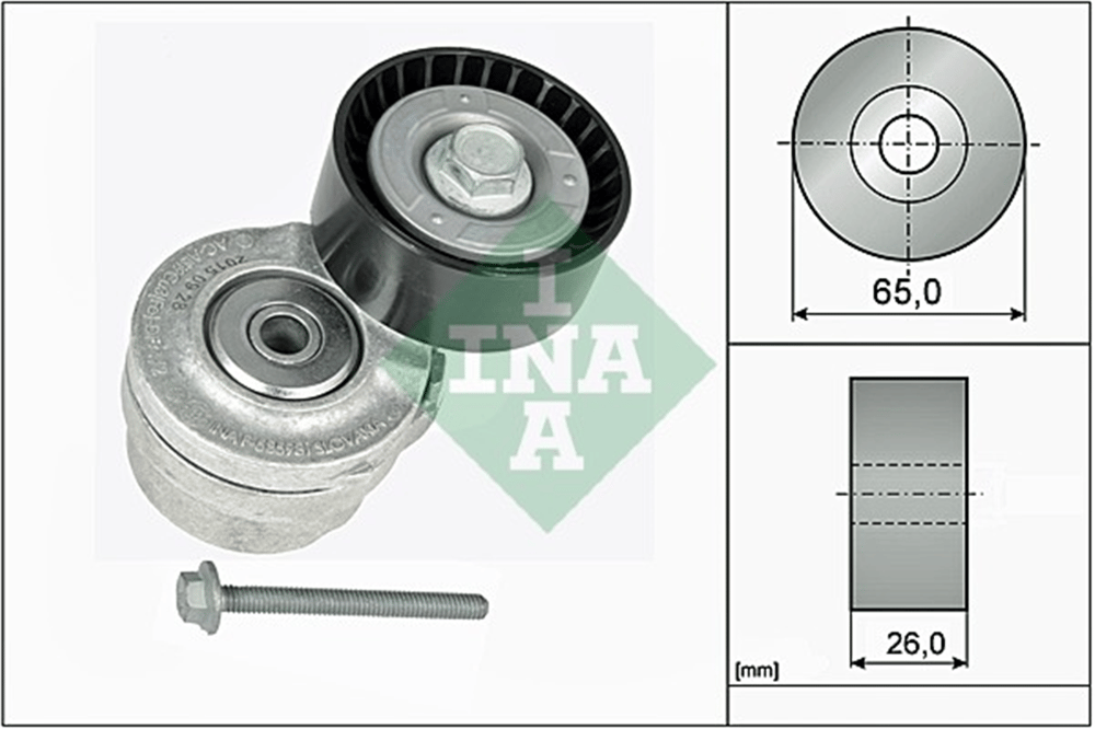 INA 20 - V Kayis Gergisi Komple - Fiat Doblo/bravo/marea/punto/stilo