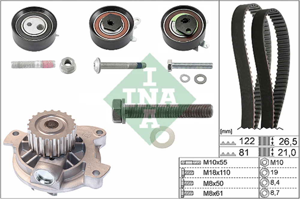 INA 30 - Triger Seti+devirdaim - Vw T4-lt