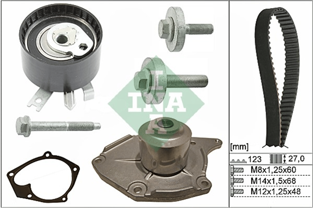 INA 31 - Triger Seti+devirdaim - Renault Clio/kango/megan/logan/micra/note/qashqai