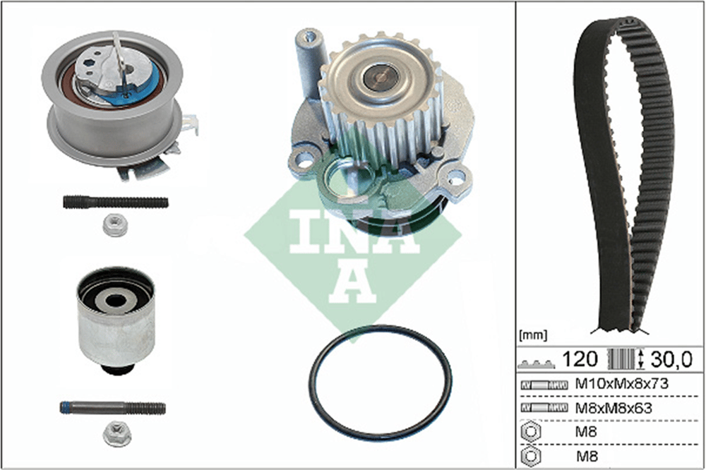 INA 32 - Triger Seti+devirdaim - Vw Polo-caddy-t5-golf5-passat-a3-leon