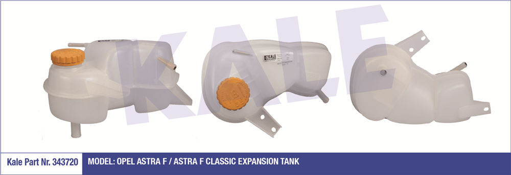 KALE 343720 - Radyatör Yedek Su Deposu - Opel Astra F