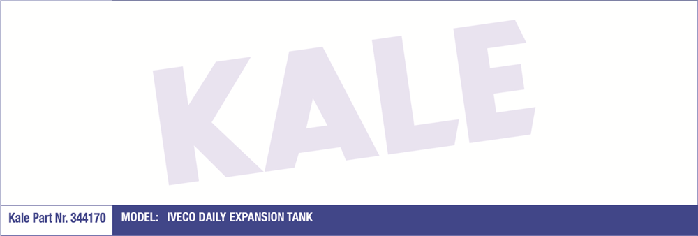 KALE 344170 - Radyatör Yedek Su Deposu - Psa Boxer Iii / Jumper Iii / Ducato