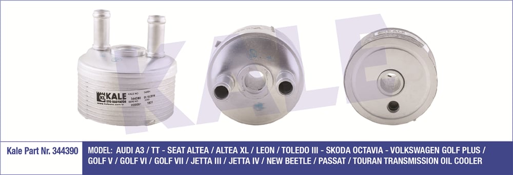 KALE 344390 - Yag Sogutucusu - Vw Golf5-golf6-golf7-passat