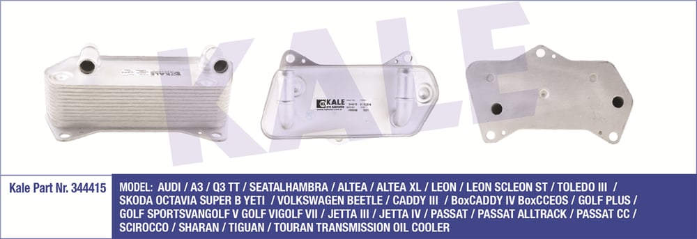 KALE 344415 - Sanzuman Yag Sogutucu - Vw Golf5-jetta-passat-caddy-a3