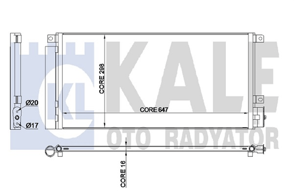 KALE 345280 - Klima Radyatörü - Opel Mokka Mokka X