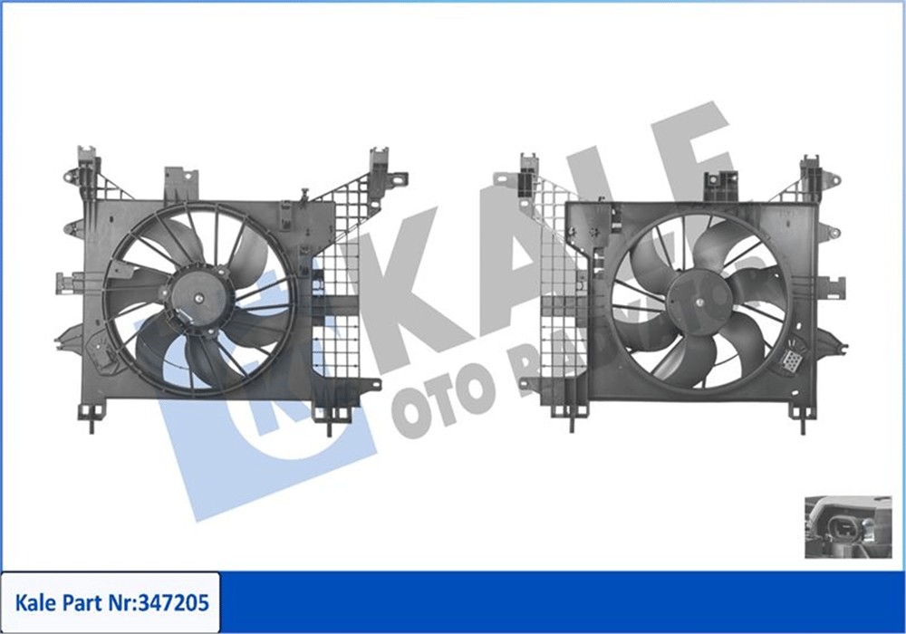 KALE 347205 - Fan Motoru - Renault Duster