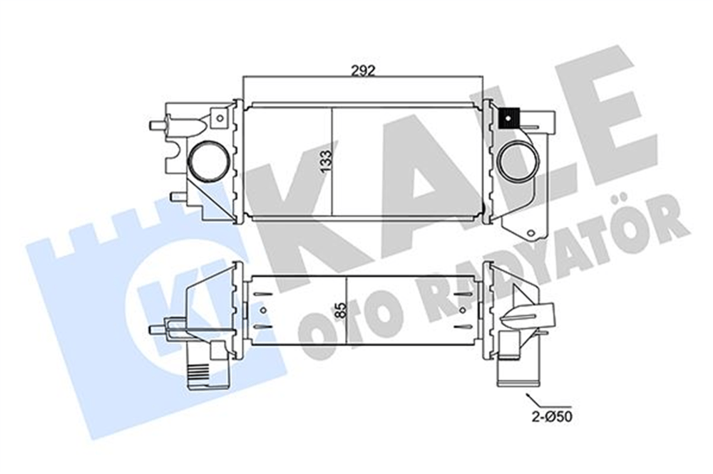 KALE 350960 - Turbo Radyatörü - Bmw Freelander 1