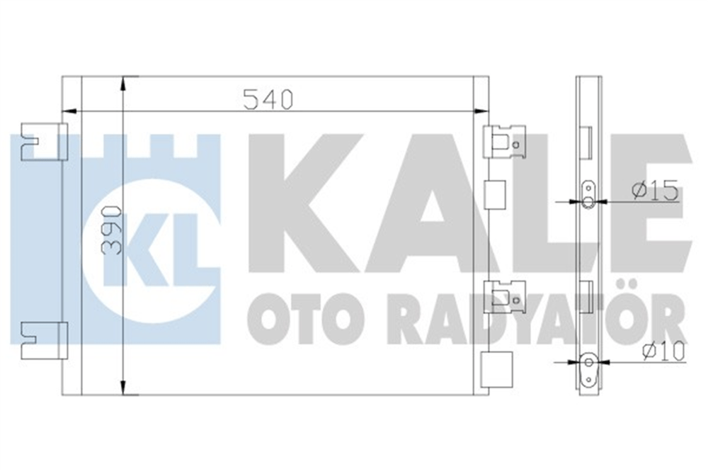 KALE 389300 - Klima Radyatörü - Renault Clio Iv/duster/sandero/logan