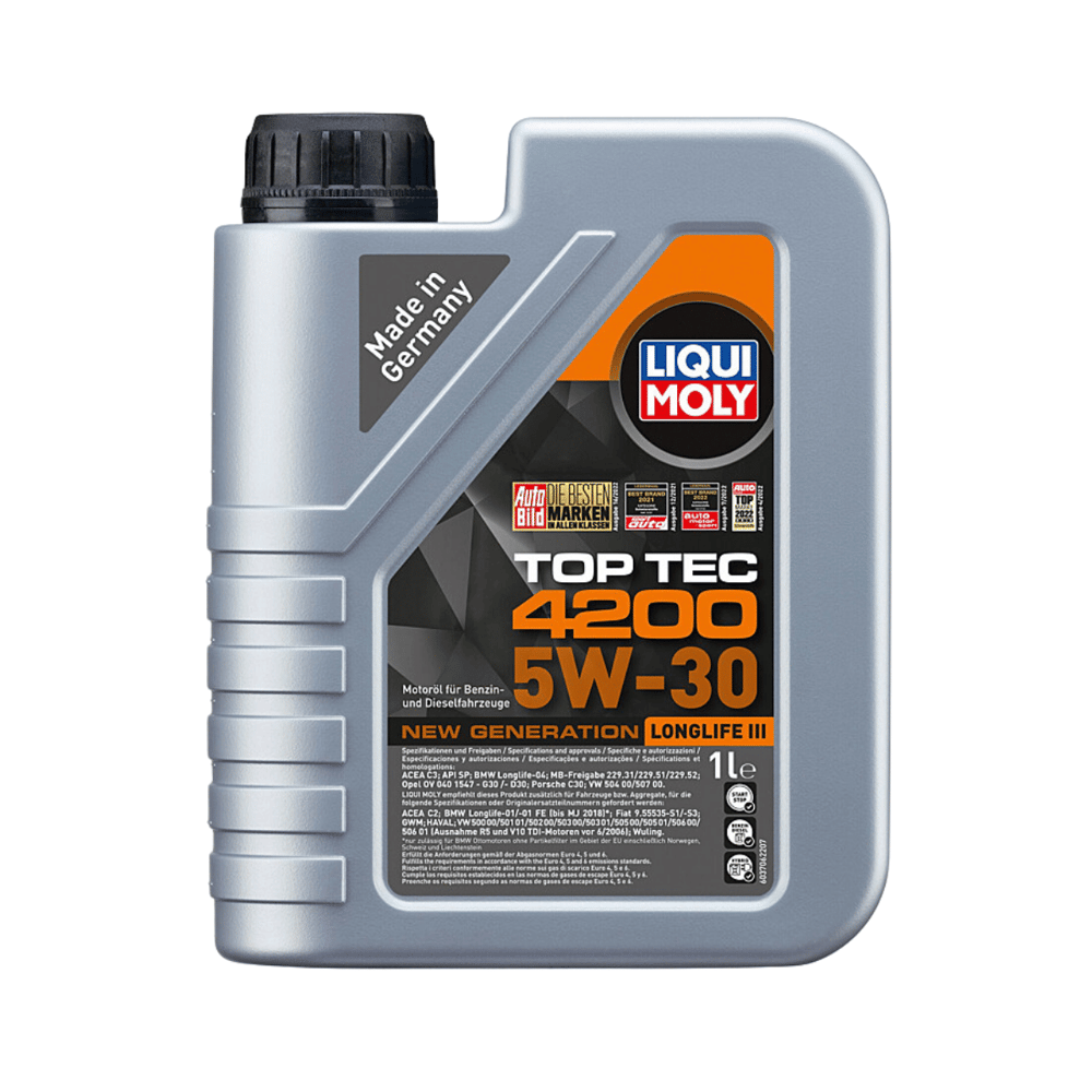 LIQUI MOLY 5W30 Motor Yağı Tam Sentetik TOP TEC 4200 1 Litre (8972)