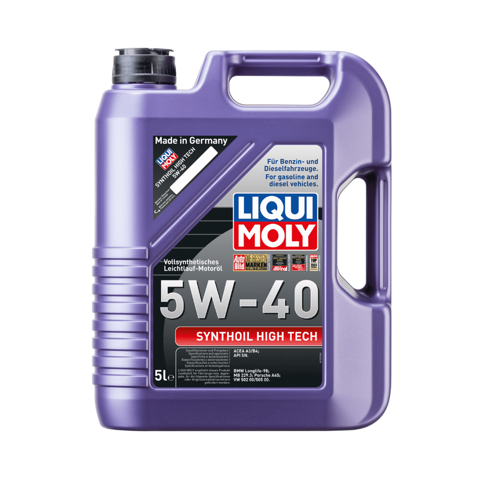 LIQUI MOLY 5W40 Synthoil High Tech Tam Sentetik Motor Yağı 5 Litre (1856)