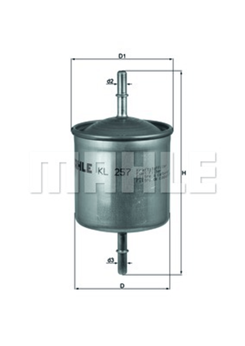 MAHLE KL257 - Yakit Filtresi - Volvo Volvo S60/s80/v70/xc60/xc90