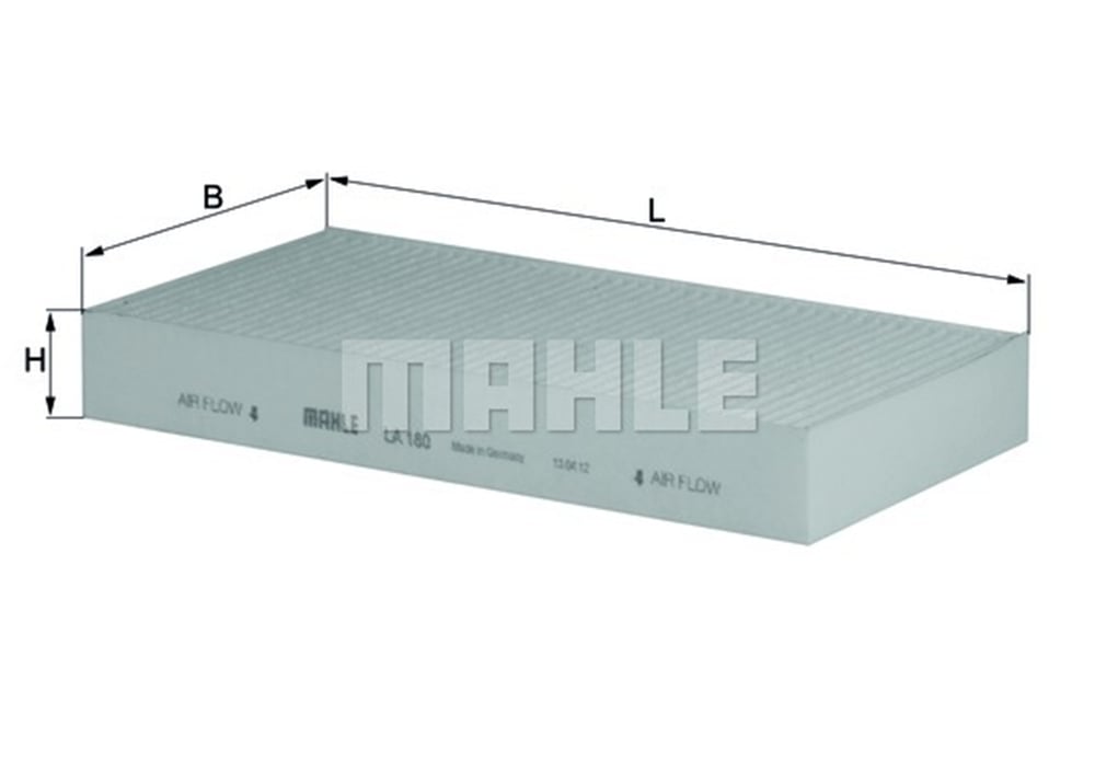 MAHLE LA180 - Polen Filtresi - Fiat Chreysler Cruiser