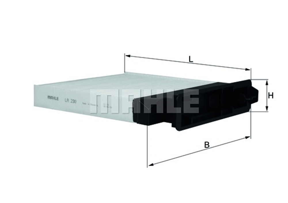 MAHLE LA230 - Polen Filtresi - Renault Clio Iii/duster/modus/micra