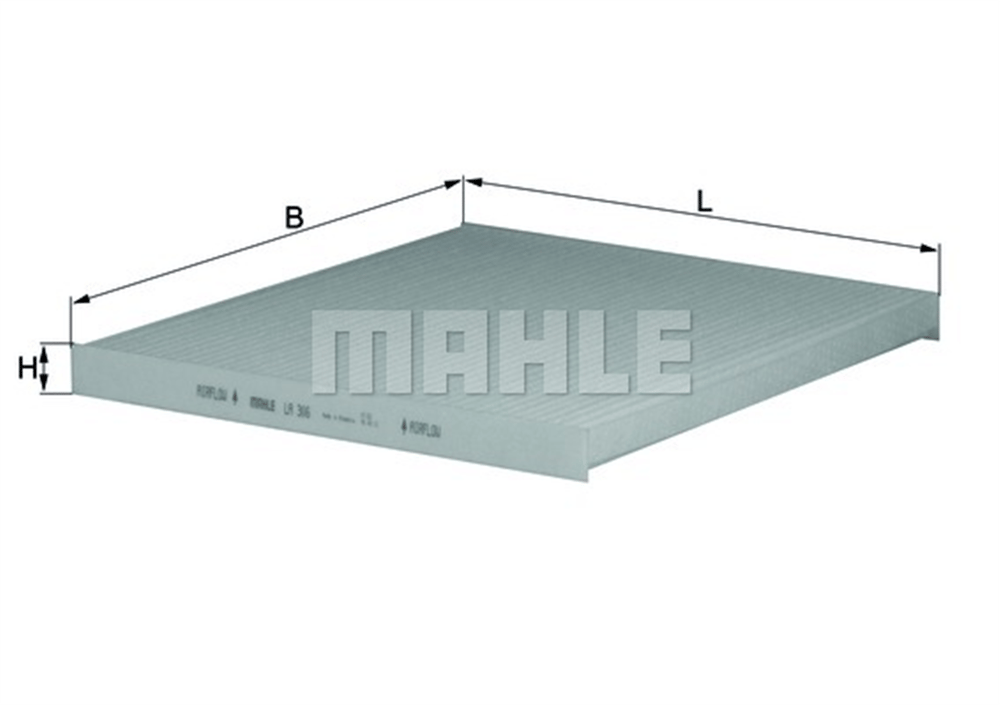 MAHLE LA306 - Polen Filtresi - Opel Corsa D