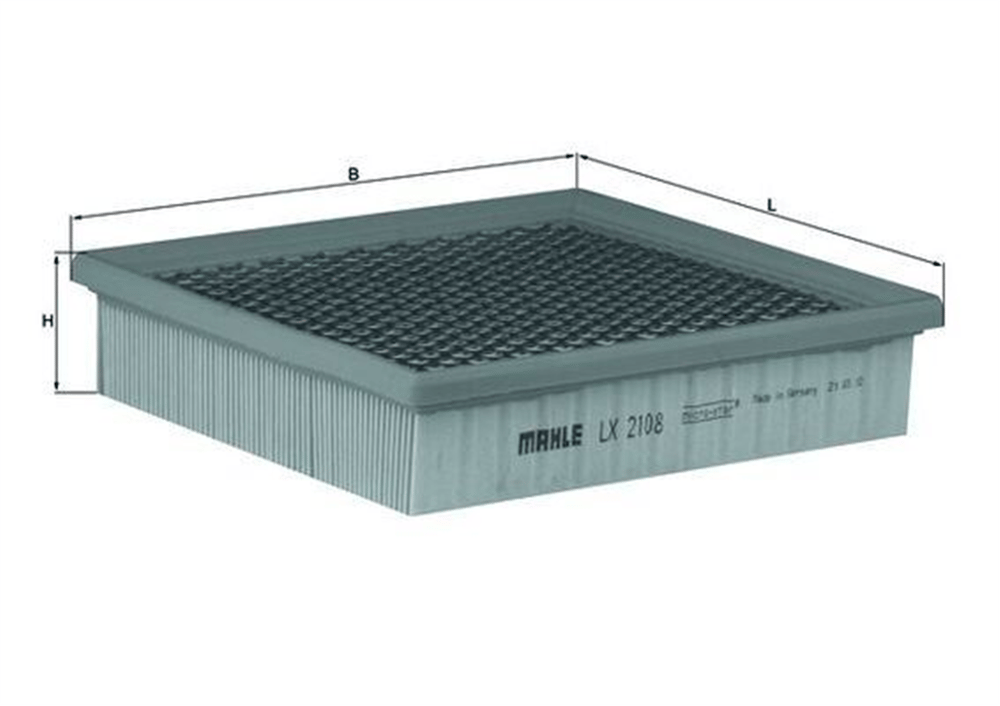 MAHLE LX2108 - Hava Filtresi - Fiat Jeep Cherokee Iv-chreysler 300 C