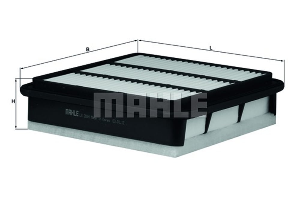 MAHLE LX2834 - Hava Filtresi - Japon L200 (ka, Kb)