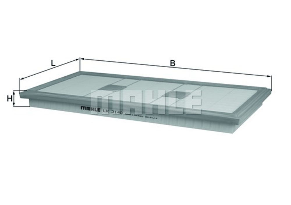 MAHLE LX3140 - Hava Filtresi - Mercedes W251-w221-w216