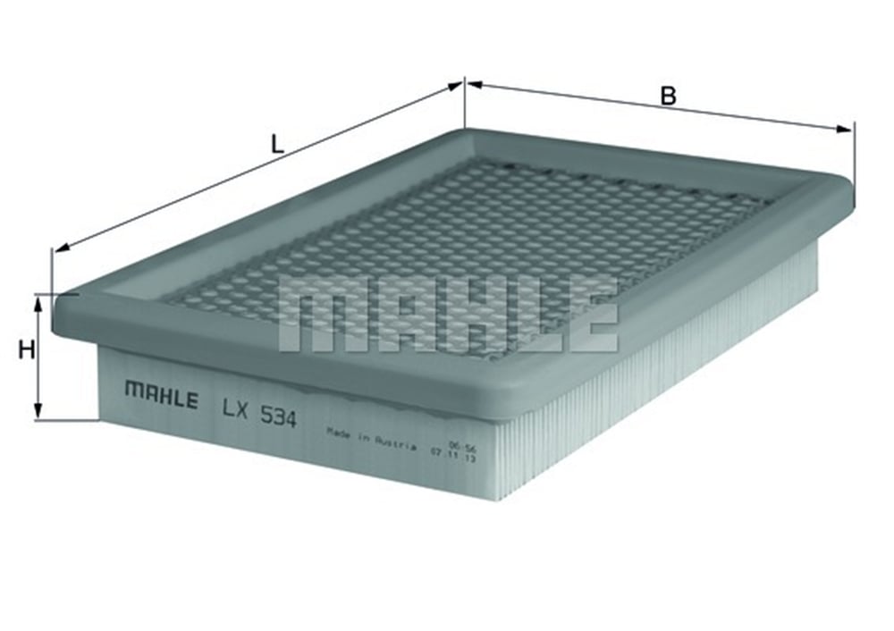 MAHLE LX534 - Hava Filtresi - Japon 323 (ba, Bj)