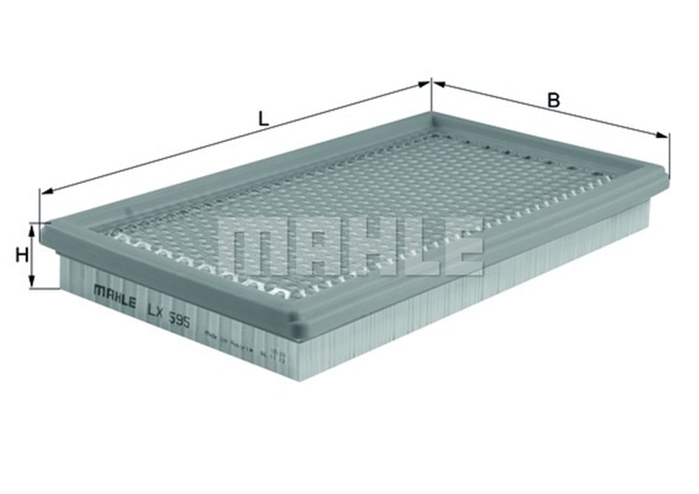 MAHLE LX595 - Hava Filtresi - Japon 323 (ba, Bj)