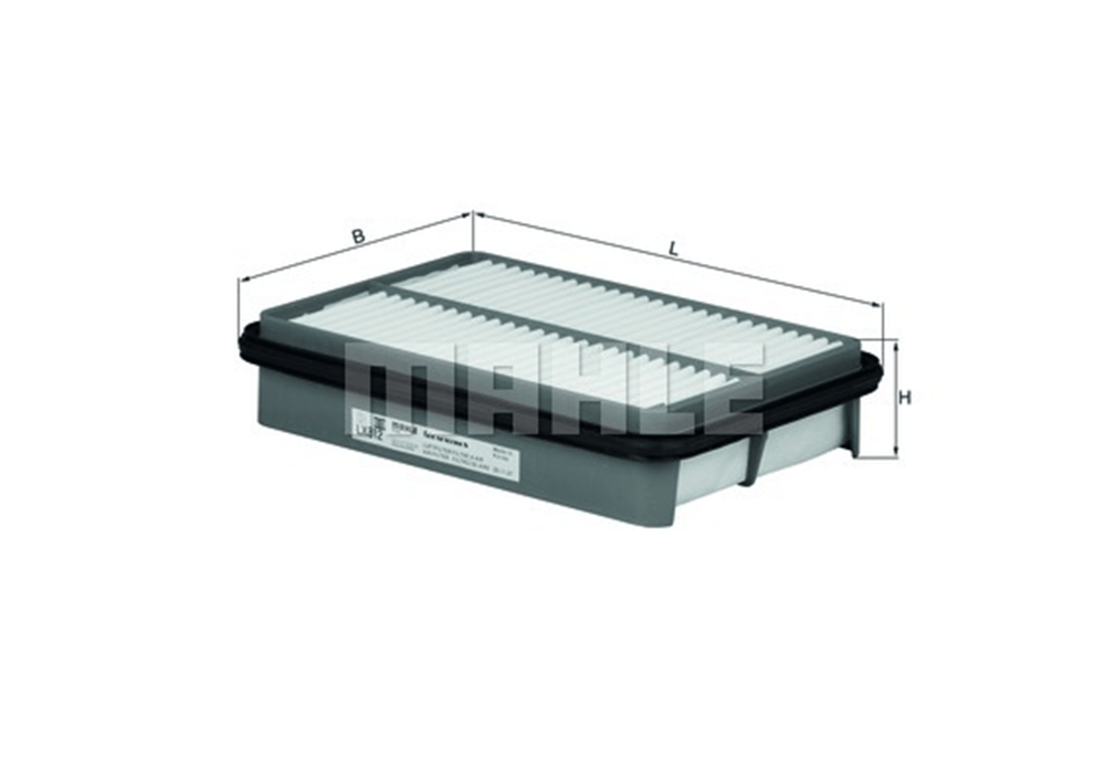 MAHLE LX812 - Hava Filtresi - Japon Asx (ga)
