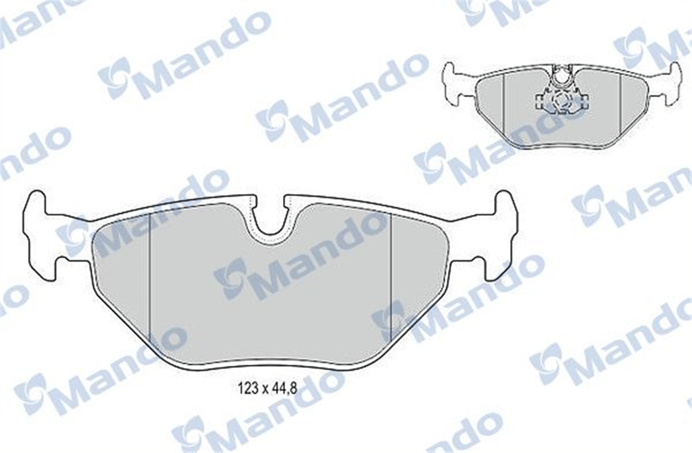 MANDO MBF015120 - Fren Balatasi Arka - Bmw E39