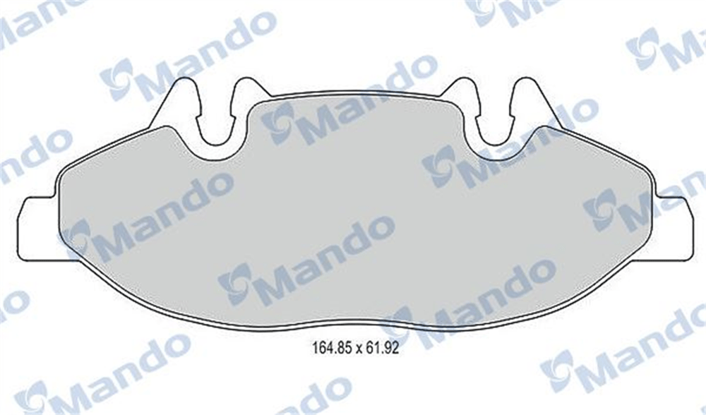 MANDO MBF015208 - Fren Balatasi Ön - Mercedes W639