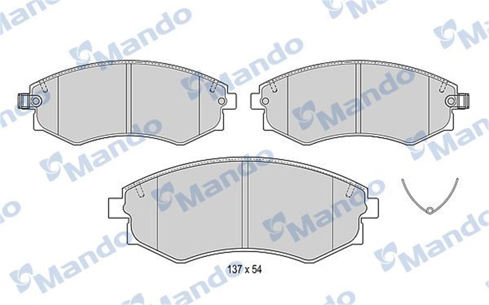 MANDO MBF015550 - Fren Balatasi Ön - Kore Elantra/matrix
