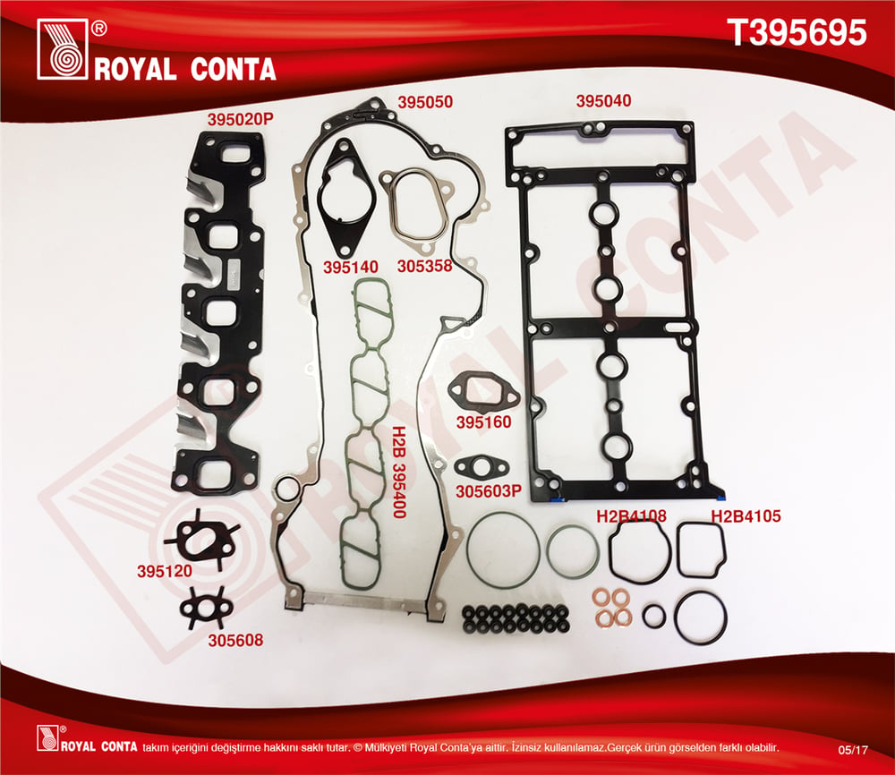 ROYAL T395695 - Takim Conta Alt - Opel Astra H Corsa C Combo C Corsa D Meriva A Aveo T300
