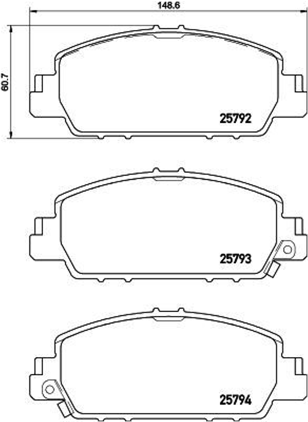 SANGSIN SP1779 - Fren Balatasi Ön - Japon Hrv 16-19 / Accord