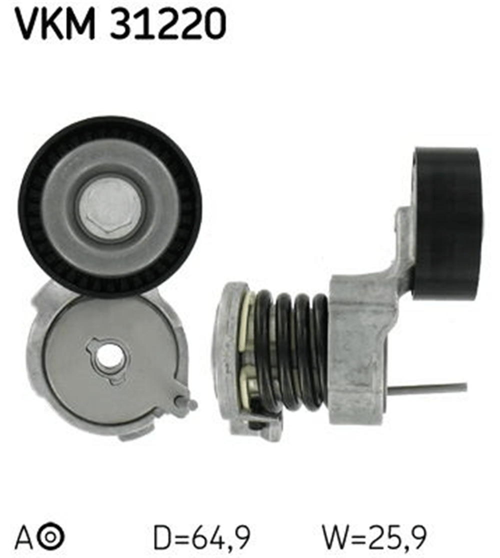 SKF 31220 - V Kayis Gergisi Komple - Vw Polo-cordoba-fabia