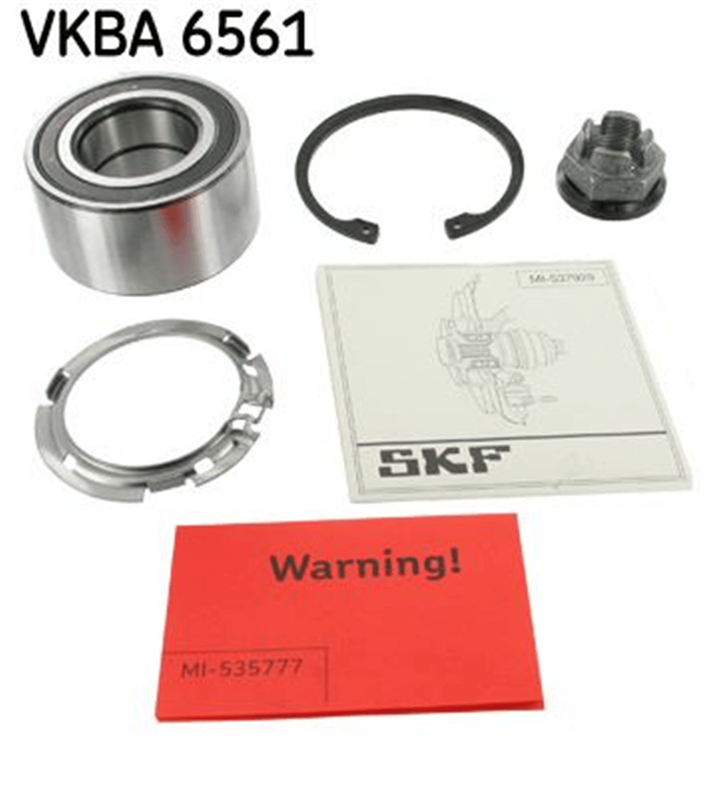 SKF 6561 - Porya Rulmani Ön - Renault Logan/clio Ii