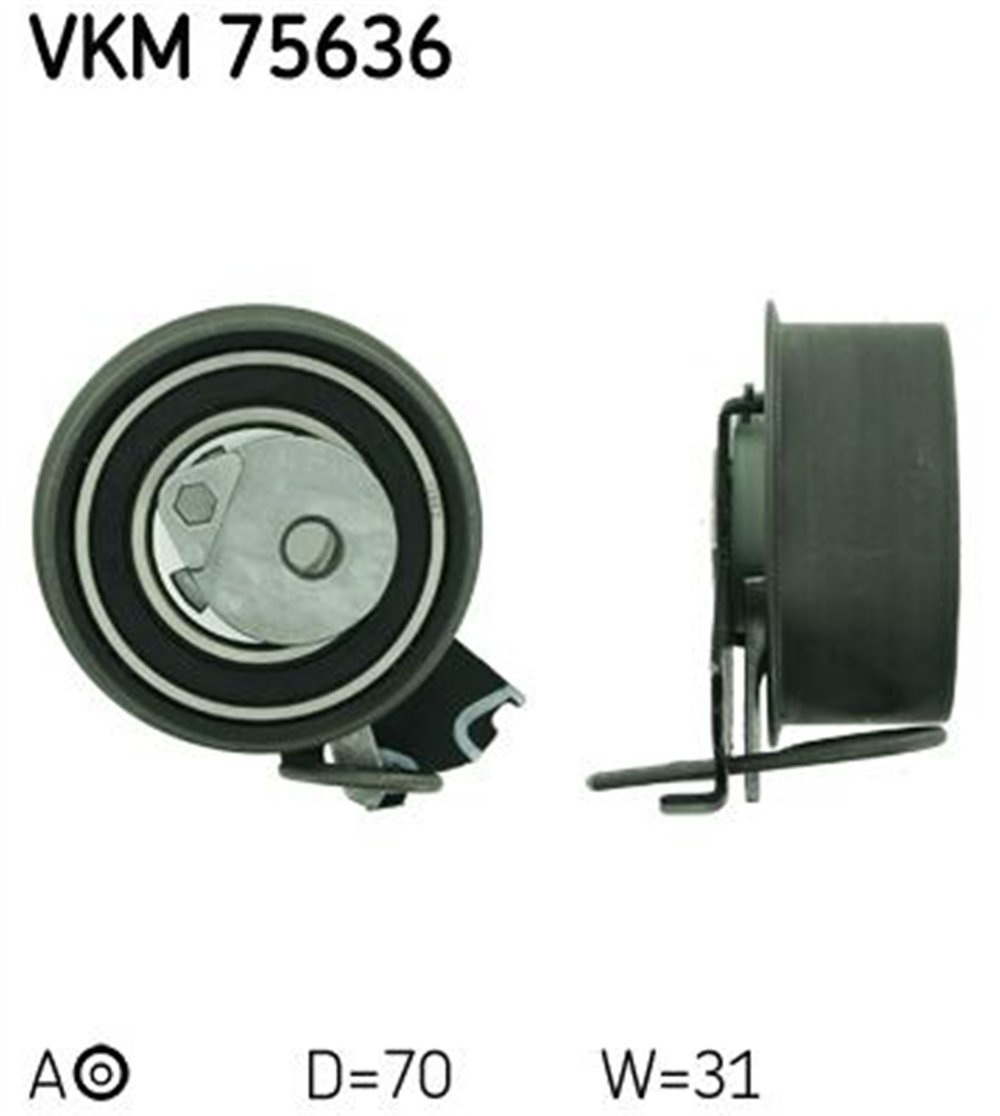 SKF 75636 - Eksantrik Gergi Rulmani - Kore I30/elantra/matrix/coupe/tucson