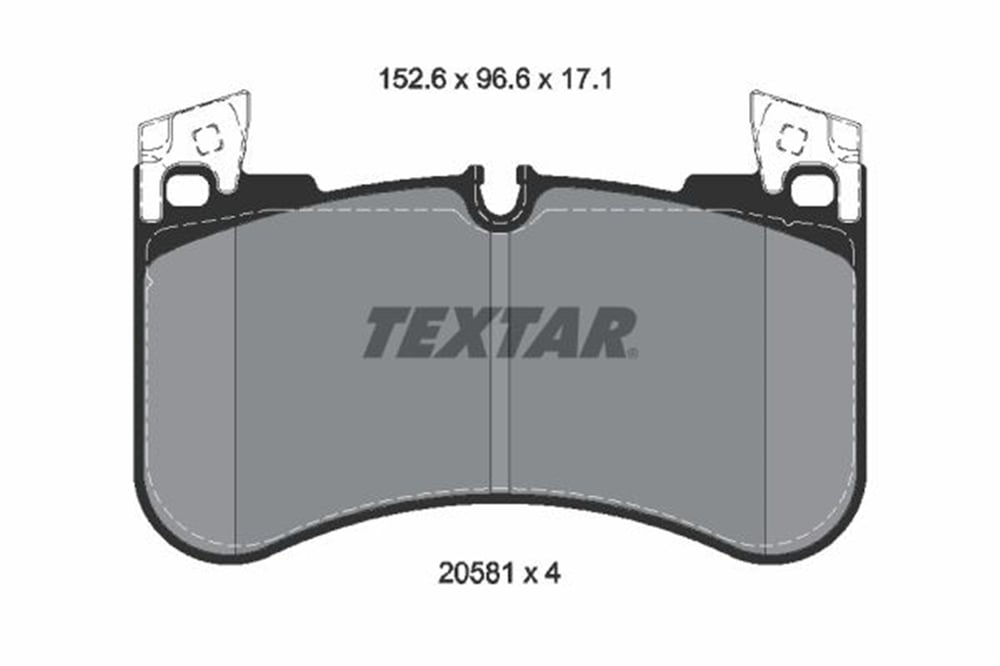 TEXTAR 2058101 - Fren Balatasi Ön - Bmw Range Rover Discovery Iv-v Defender Van